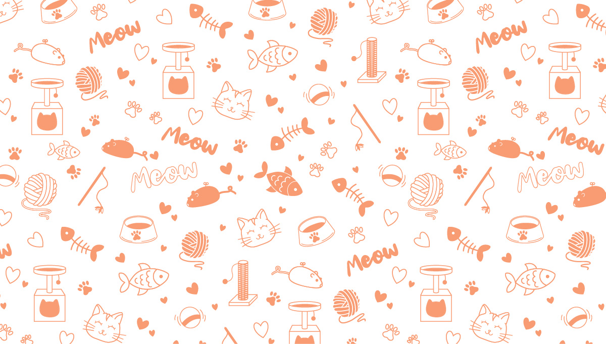 Motif personnalisé pour l'identité visuelle de la marque Catoon